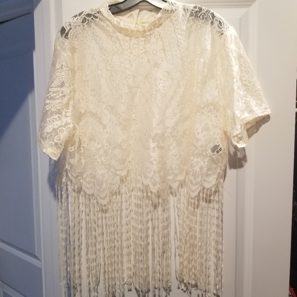 Swim coverup top